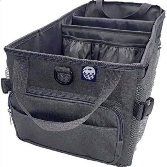 Car Seat Organizer for Kids! Zipper Lid, Cup Holders, and Seat Belt Attachments - Picture 8 of 8